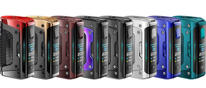 Coloris de la box aegis legend 5